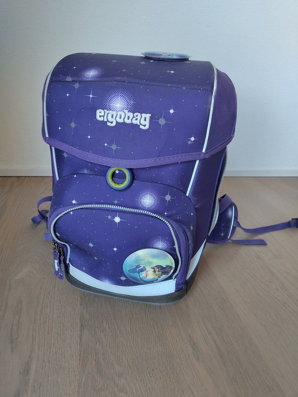 Ergobag Borse & Zaini: Ergobag mit 5 extra Kletties und Regenschutz – Usato da Zürich venduto da ste_58hs