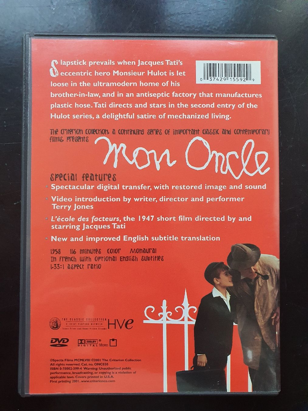 Tutti i DVDs: Criterion Collection: Mon Oncle DVD (Jacques Tati) – Usato da Zürich venduto da TimZurich1 1
