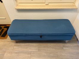 IKEA Sitzbank mit Stauraum - Blau - 45x140x45 cm