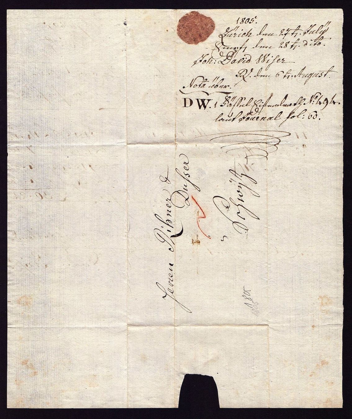 Tutti i francobolli: Faltbrief Vorphila 1805 – Usato da Flamatt venduto da samowarow 5