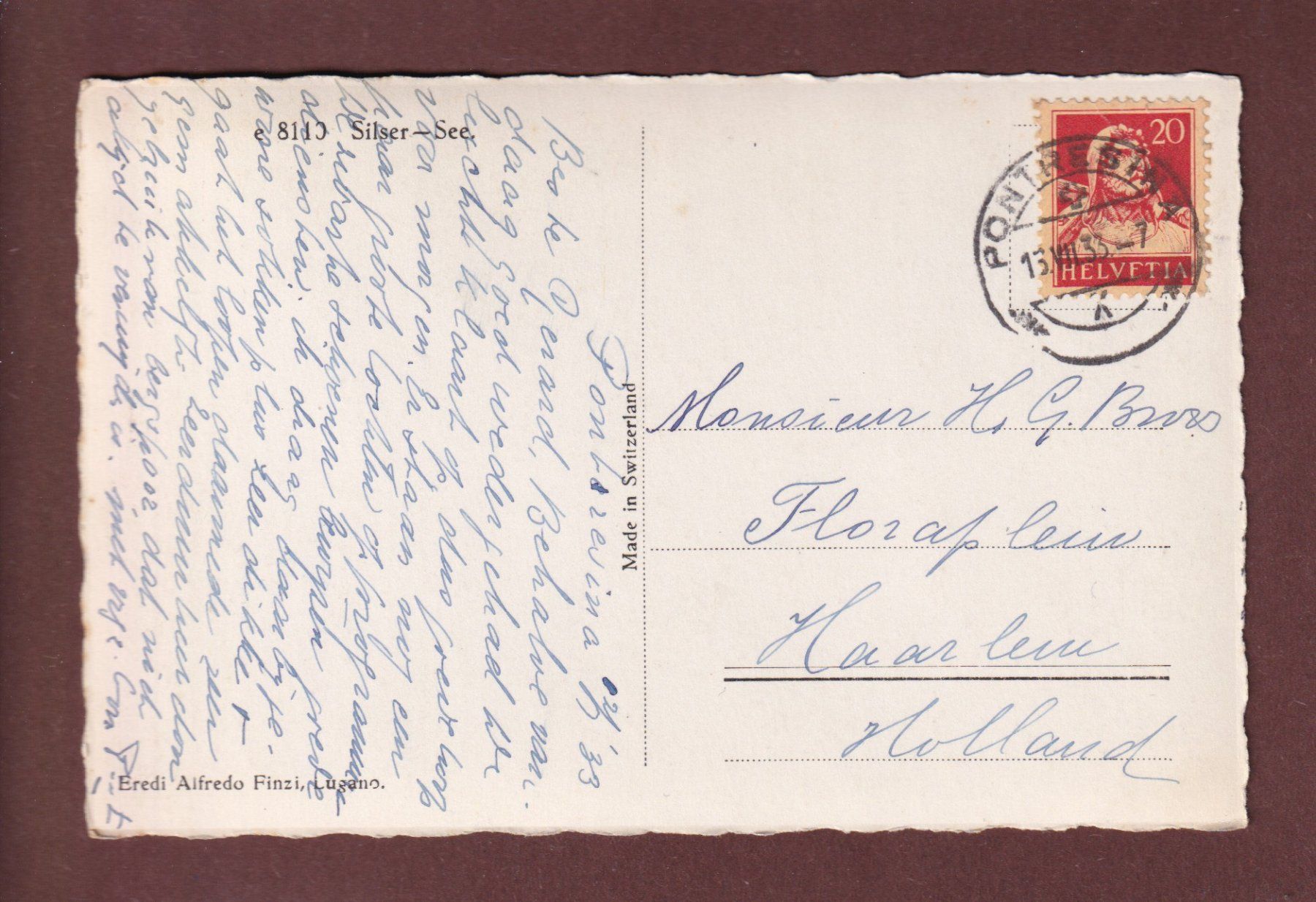 Cartoline postali: GENEVE - Île Rousseau – Usato da Pully venduto da nicecards-shop 1
