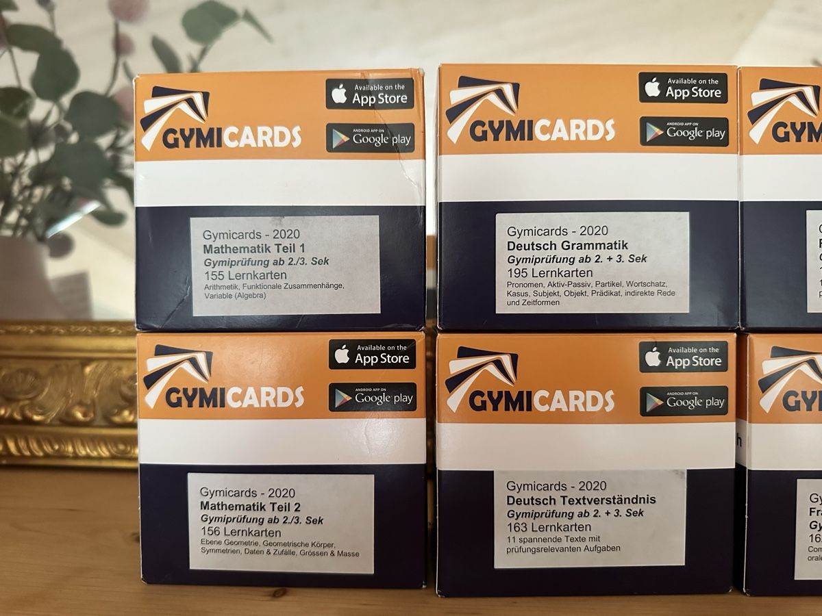 Bücher: Grosses Set Gymicards – Gebraucht aus Frümsen von Wesley2009 1
