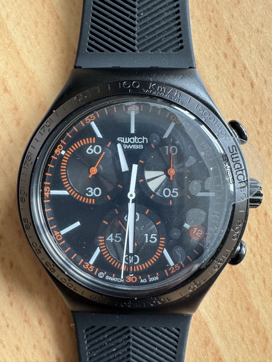 Swatch Orologi: Swatch Irony Chrono YCB4012  de 2011, neuve ! – Nuovo e nell'imballaggio originale da Morges venduto da sandy069 2