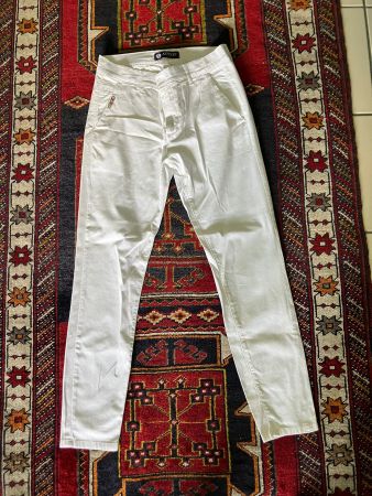 Pantaloni bianchi Anykey uomo tg. 46 ITA
