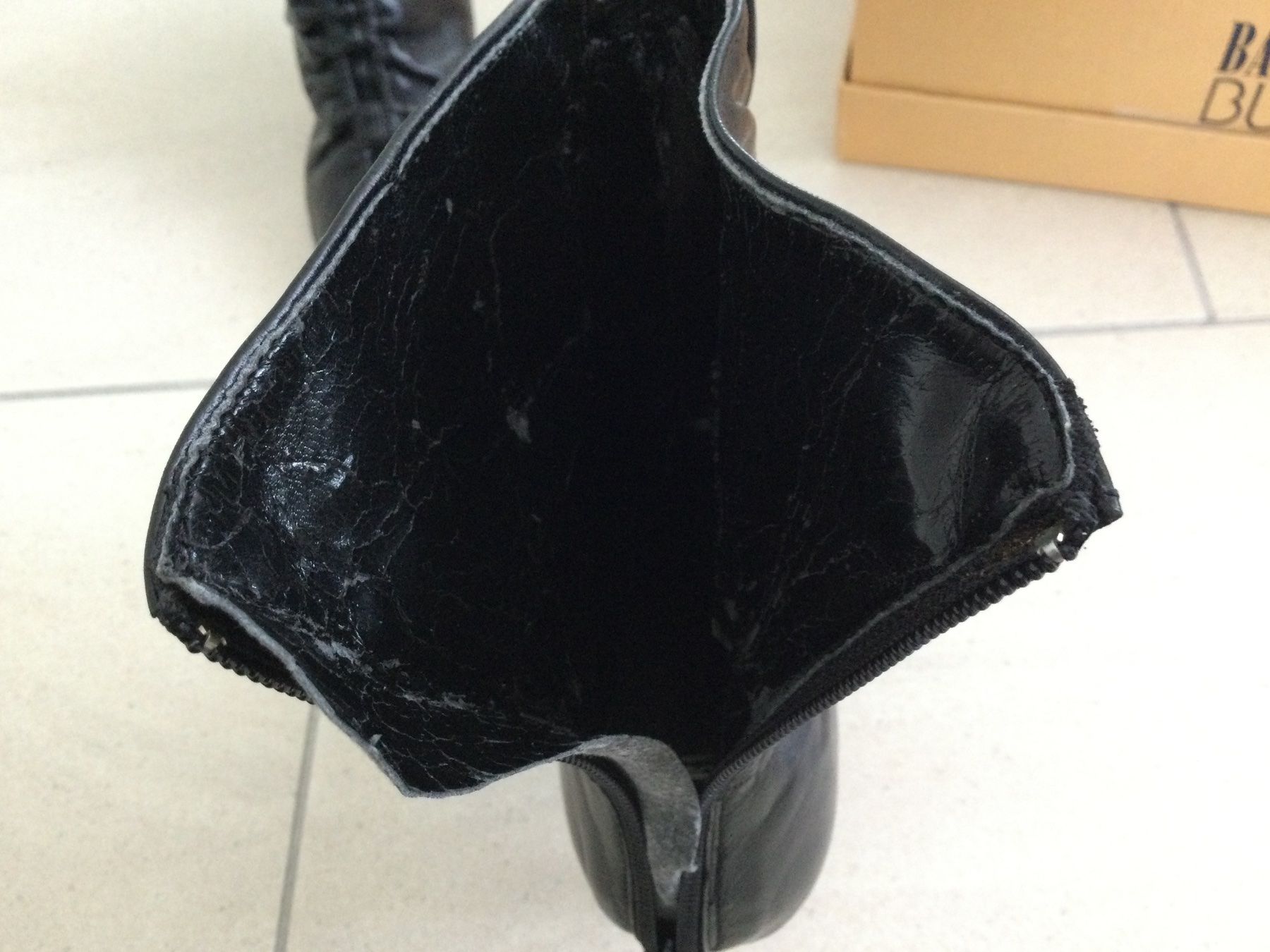 Scarpe da donna: Neue schwarze Lederstiefeletten, Grösse 36 – Nuovo e nell'imballaggio originale da Baar venduto da negombo 4