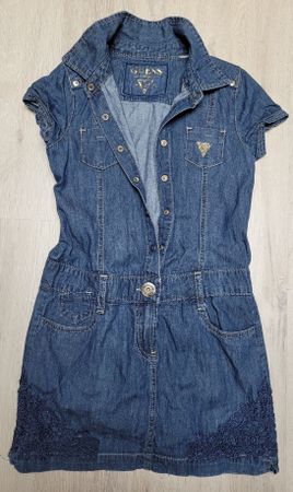 Guess Jeanskleid Denim Gr.122/128 sehr guter Zustand