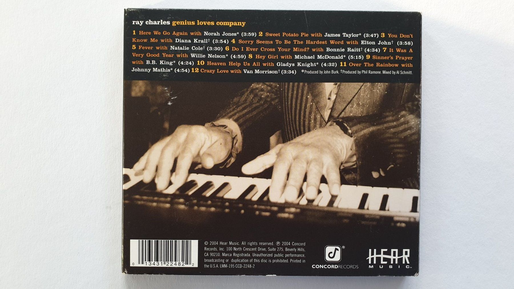 CD: Ray Charles. Genius loves company. – Usato da Goldach venduto da armando_r 2