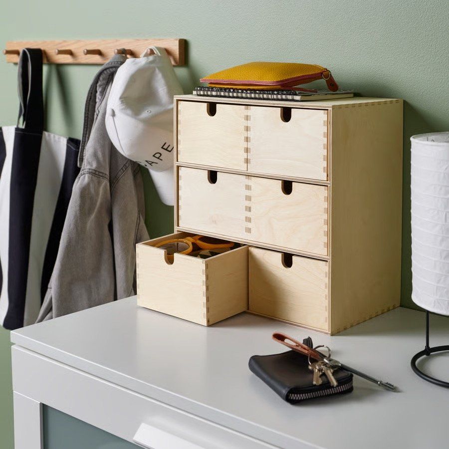 Ikea Commodes: IKEA - 2x MOPPE Mini-commode contreplaqué de bouleau - NEUF – Neuf avec emballage d'origine à Genève par PoissonBlue 8
