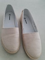 Graceland Espadrilles, beige-weiss gestreift, Gr38