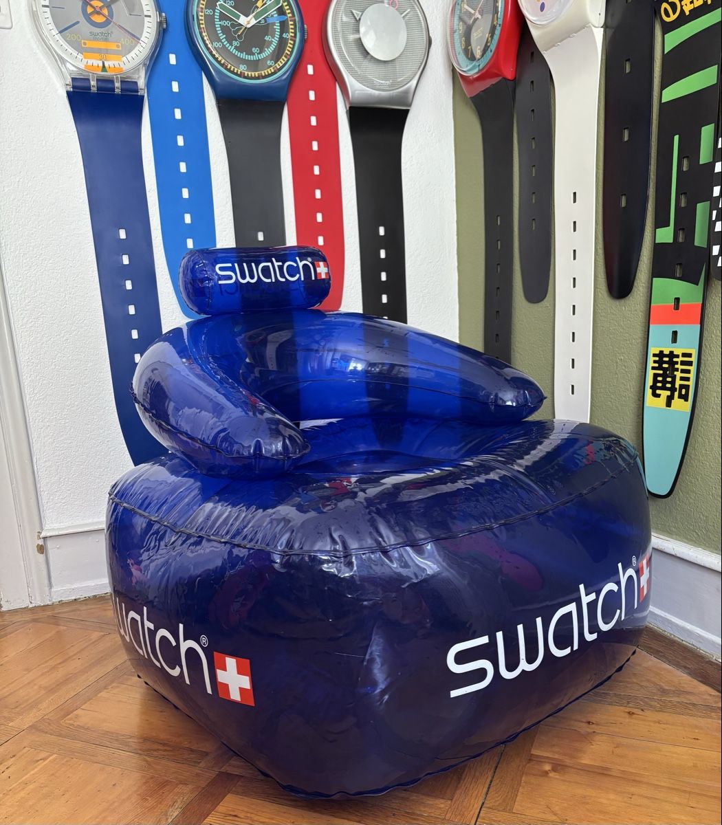 Fauteuils: Swatch, aufblasbarer PVC-Sessel – D'occasion à Biel/Bienne par A_d_ryan