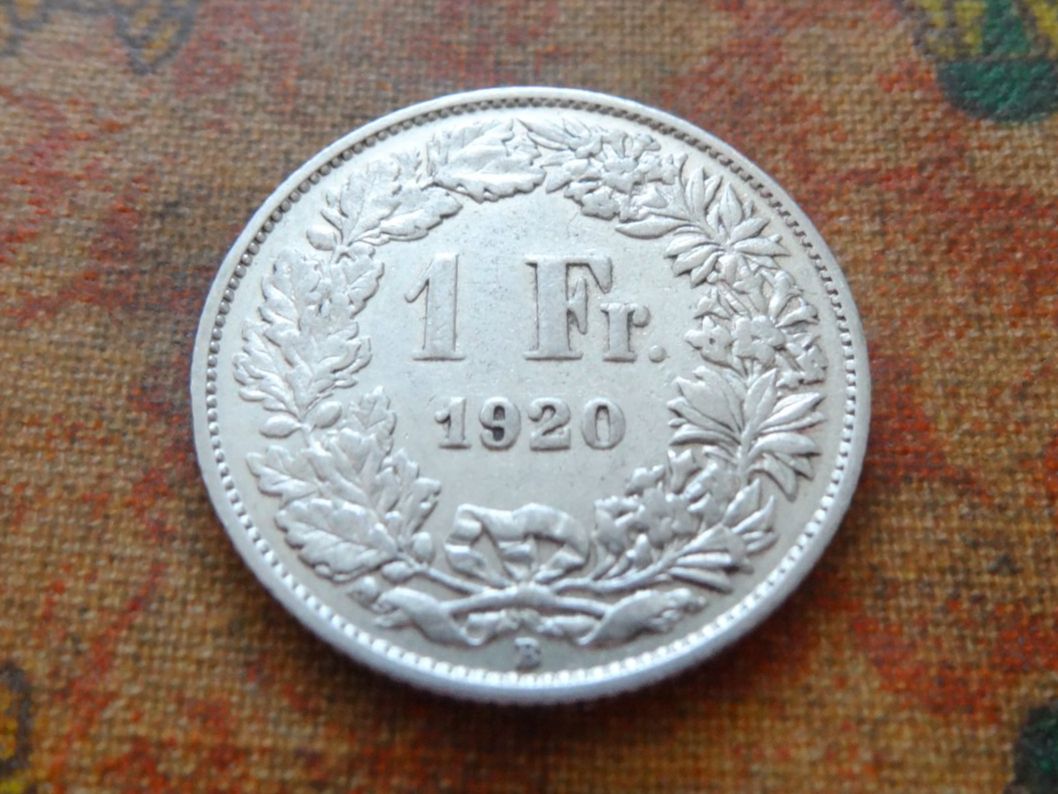 Alle Münzen: 1 Fr. 1920  (Y) – Gebraucht aus Romanel-sur-Lausanne von Swift13