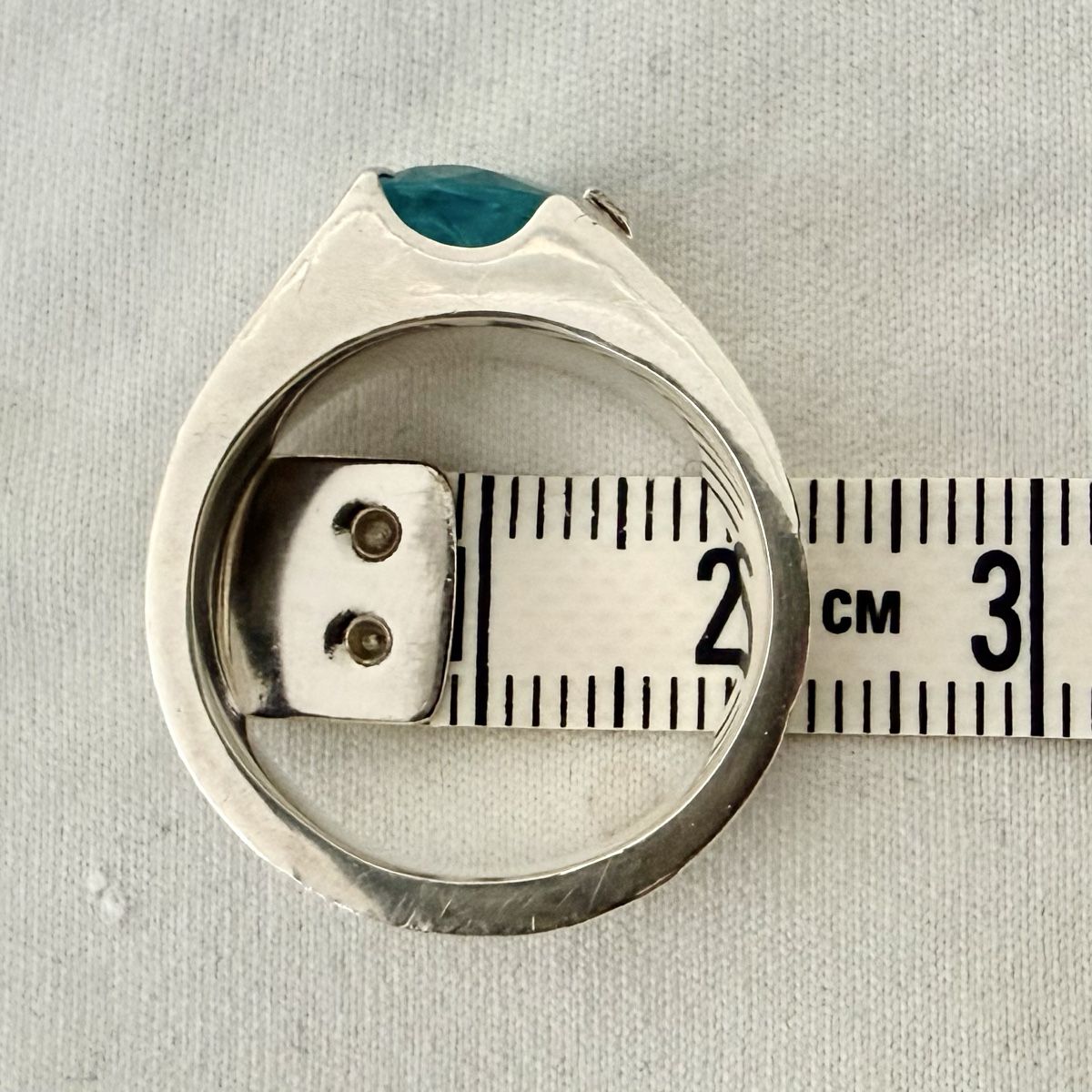 Bagues: Bague en argent - Apatite Paraïba – D'occasion à Marly par Nor_al3 5