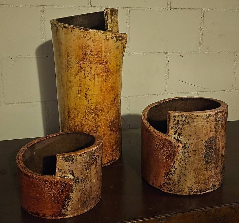 Tutte le decorazioni: Deko 3er Set aus Ton, handemade – Nuovo e nell'imballaggio originale da Bellikon venduto da est_2vl5