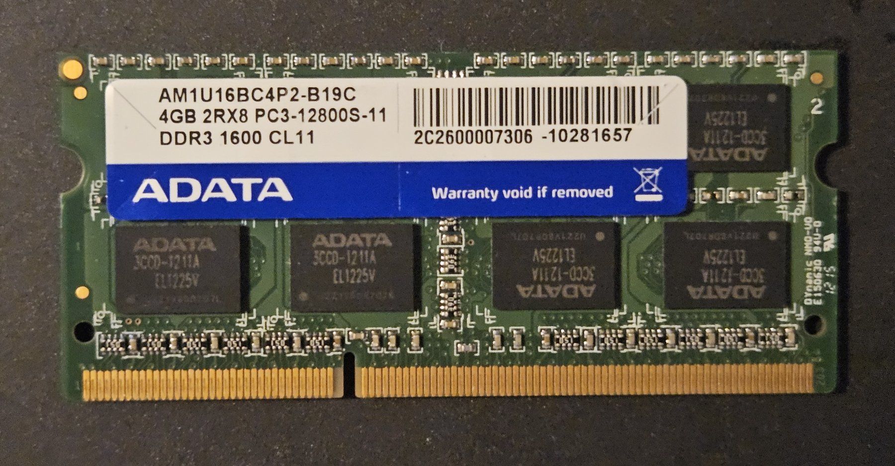 Memoria / RAM: 4GB PC3-12800S DDR3 Modul – Usato da Thörigen venduto da Tanduro