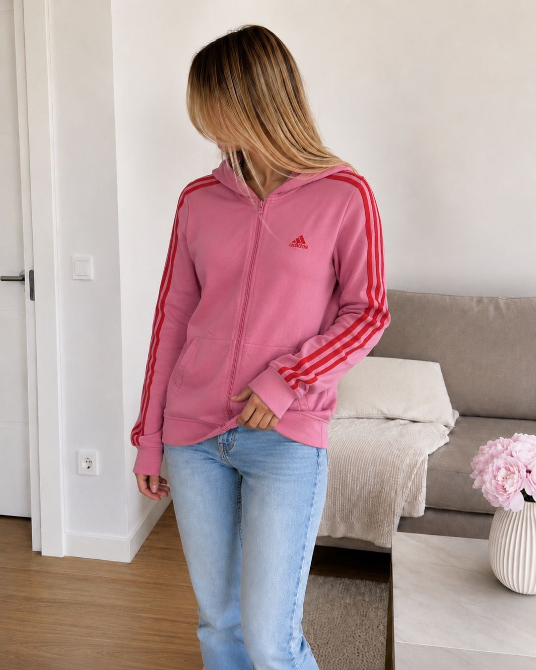 Pullover & Sweatshirts: Adidas Hoodie – Neu (gemäss Beschreibung) aus Laufen von AnnaBlunschi