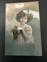 vier Grusskarten mit Kindermotiven, 1900-1915