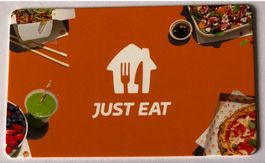 Just Eat Geschenkkarten     ohne Guthaben und für Sammler