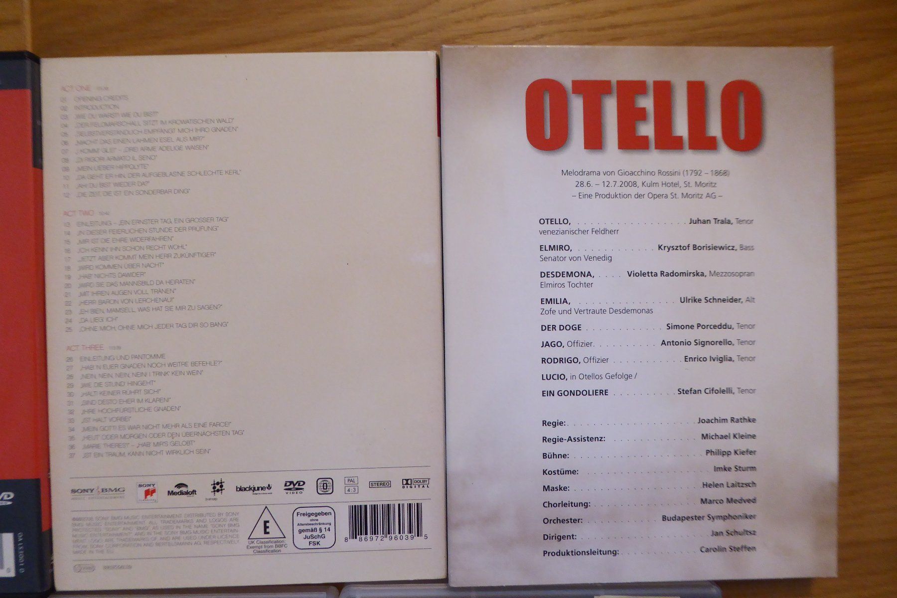 Tutti i DVDs: DVD Paket Klassische Musik Oper – Usato da Allschwil venduto da Summelsarium 6