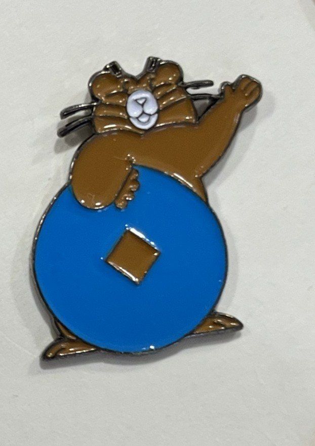 Placchette & Badge: Pin Tier lustiger Biber – Usato da Kriens venduto da TSCH1