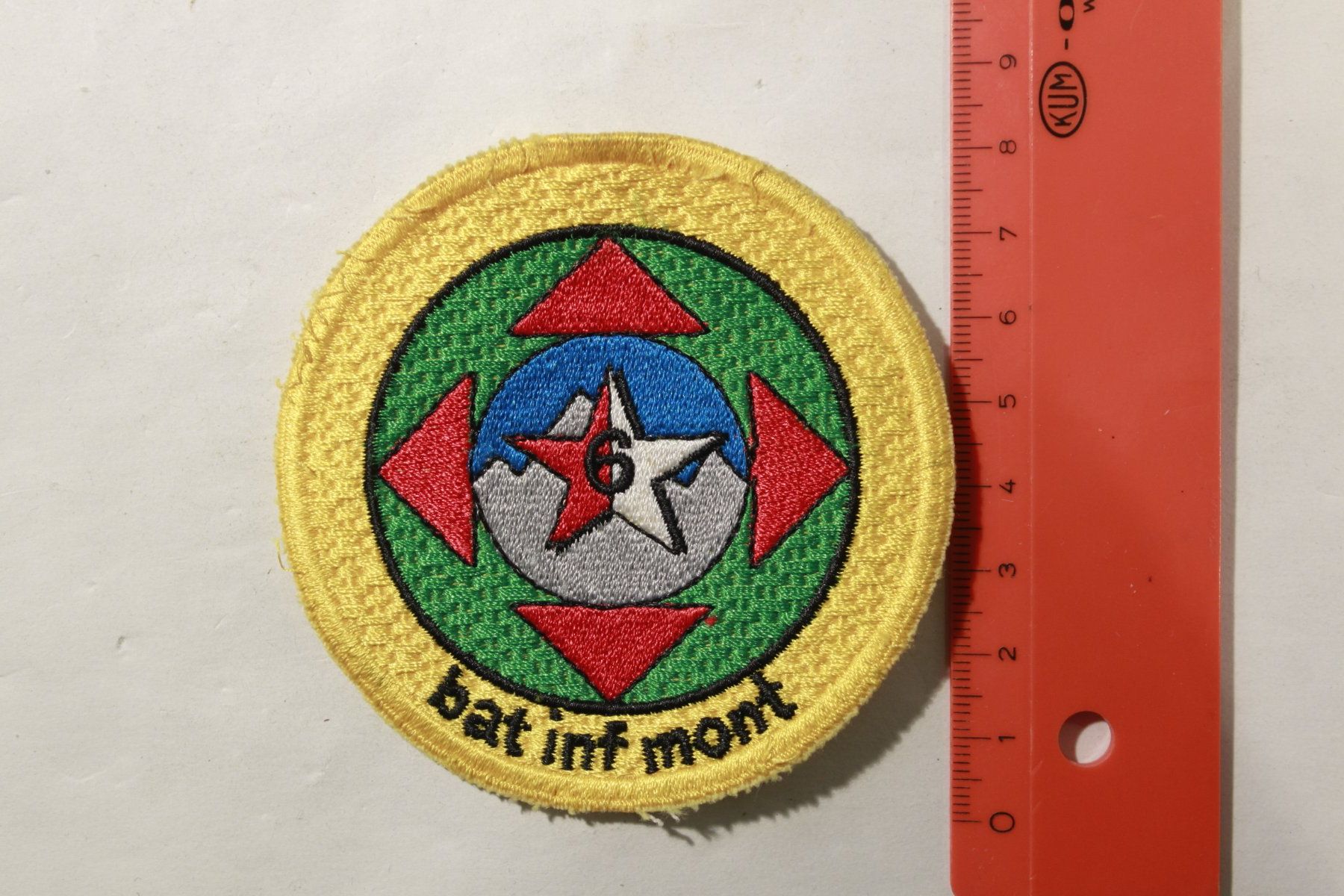 Schweizer Armee Placchette & Badge: bat inf mont 6 – Usato da La plaine venduto da 7A6T2ME