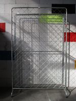 Weingestell Favre, Metall für 221 Flaschen, silber