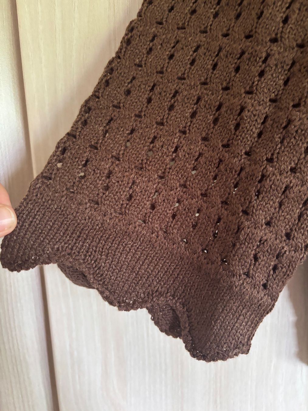 Maglioni & Felpe: Schöner, leichter Sommer-Pullover in Braun, ca. Grösse M – Usato da Wald AR venduto da bertli00 1