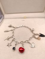 Vintage 925er Silber Armband mit Silber Anhängern Top