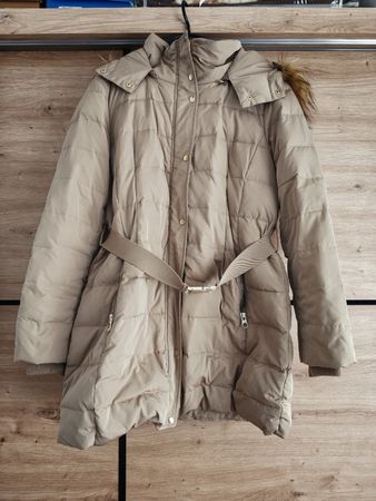 Damen Wintermantel ZARA beige Grösse XL