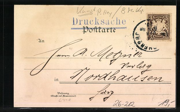 Cartoline postali: Paul Hey: München, Schäfflertanz vor d – Usato da Berlin venduto da bartko-reher 1