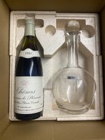 Chénas 1981 Wein mit Dekantierkaraffe - Sammlerstück