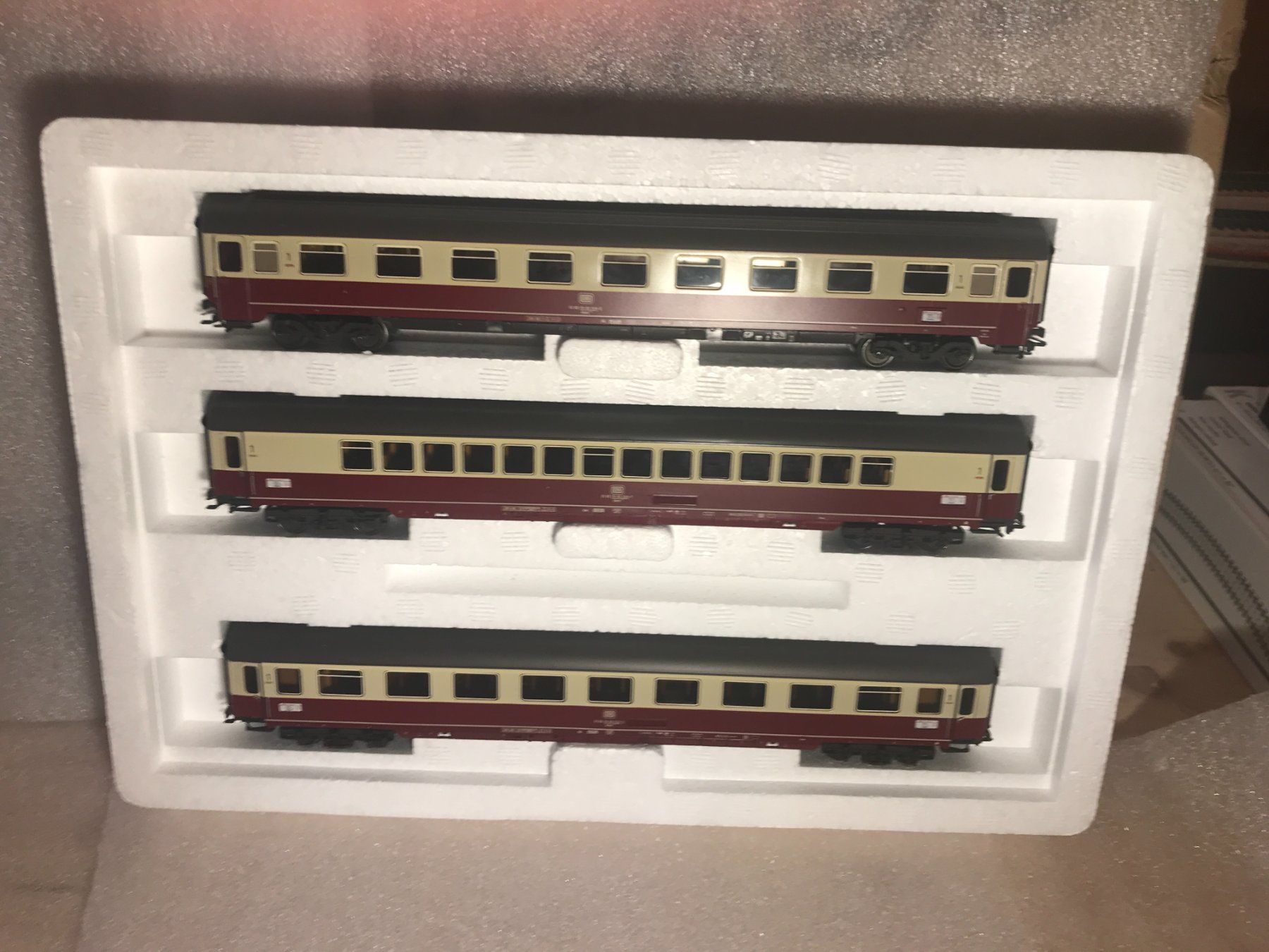 Märklin Modellini di ferrovie: 1 Set DB TEE mit dem Namen "Südwind" – Nuovo e nell'imballaggio originale da Bad Ragaz venduto da alfonskarrer