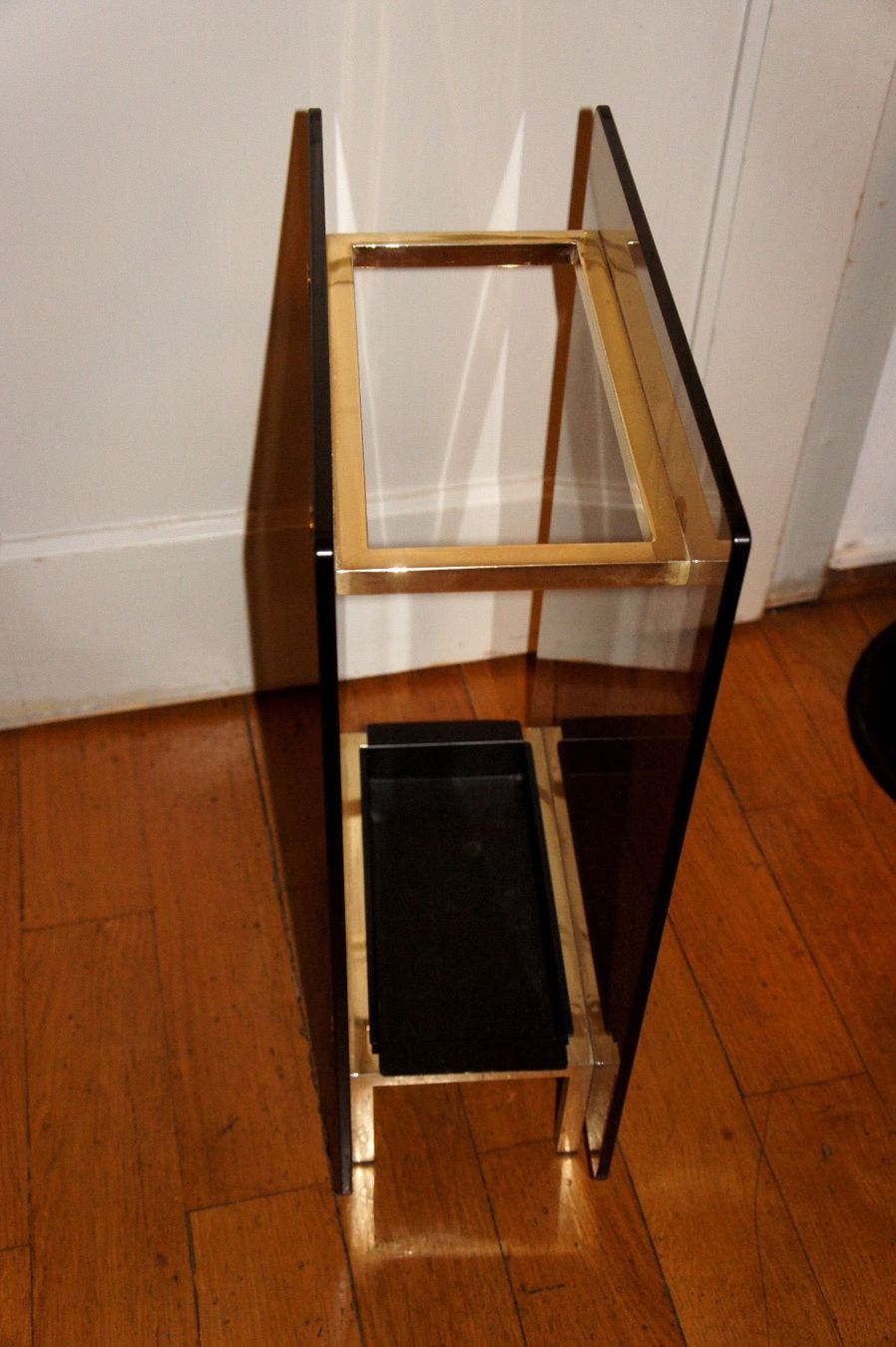 Altri mobili per ufficio: Design Regenschirmständer Messing Glas – Usato da Lugano venduto da lussy1717