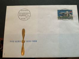1988 PRO AERO FDC VOLL EINWANDFREI 