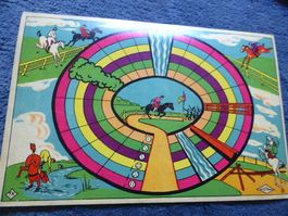 5 Spielfiguren,Pferderennen,Metall,handbemalt,Jockeys,Pferde