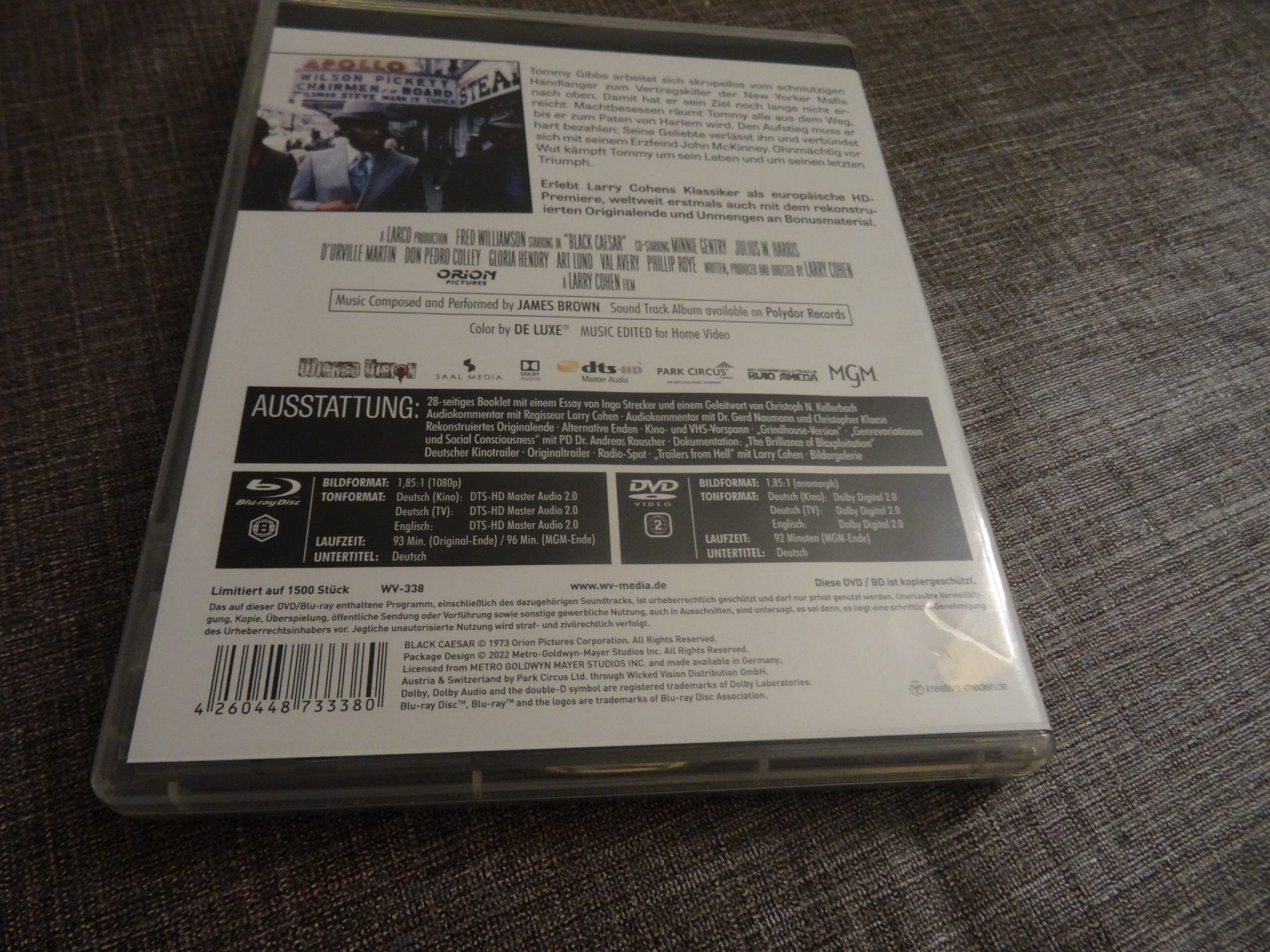 Tutti i DVDs: Black Caesar Der Pate von Harlem Blu-ray DVD – Usato da Olten venduto da Disc-Verkauf 2