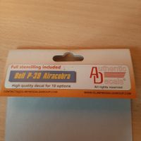 D 162 ... Bell P-39 Airacobra ... Authentic Decal 72-18