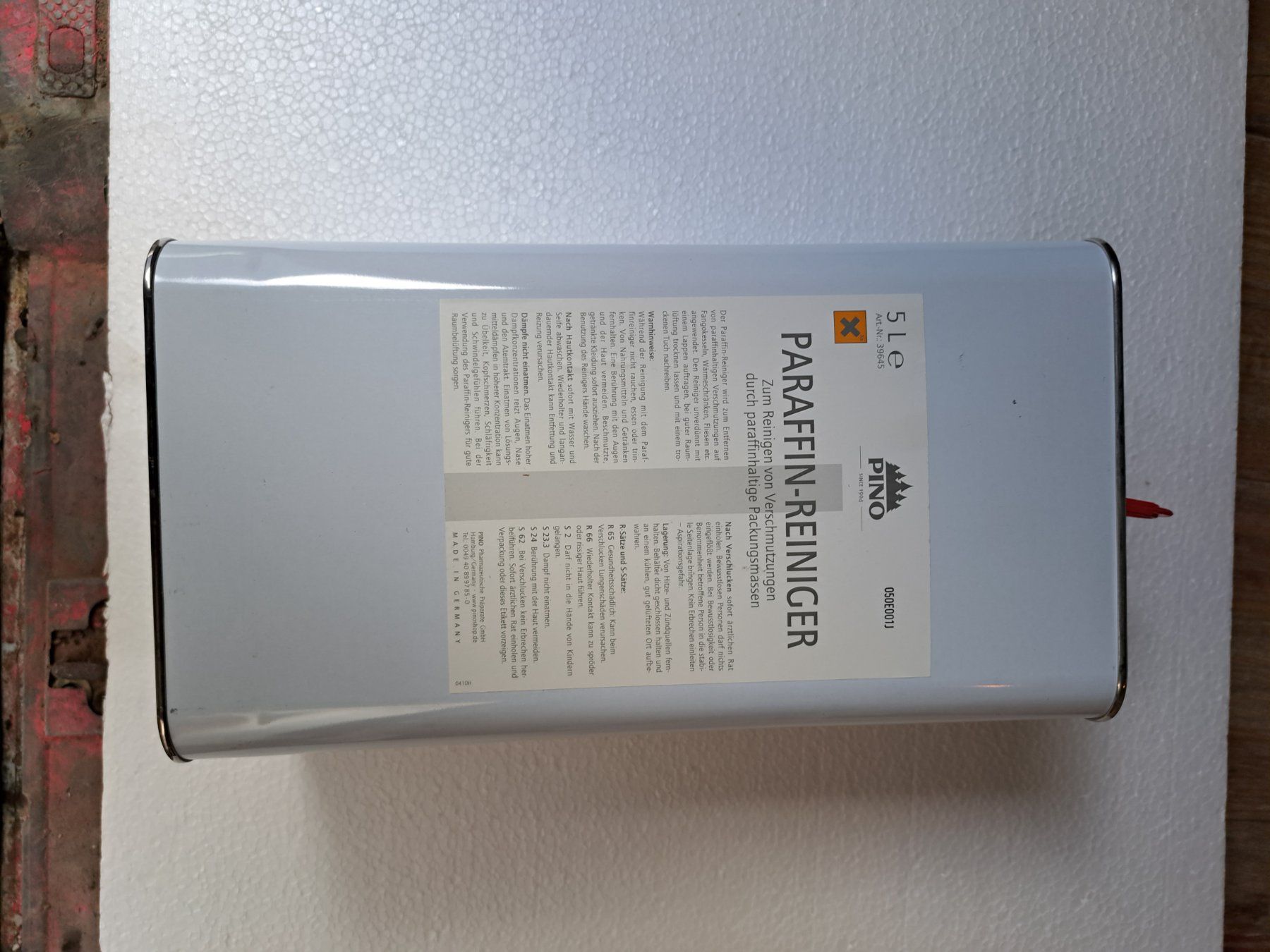 Pflegeprodukte: Paraffin-Reiniger Pino 5lt – Gebraucht aus Grossdietwil von hufi10