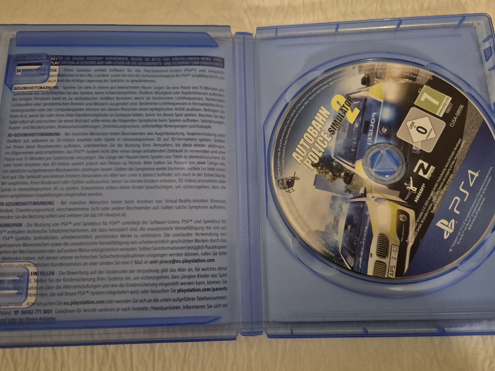 Spiele: Autobahn Polizei Simulator 2 PS4 Spiel  – Gebraucht aus Füllinsdorf von Piter1893 1