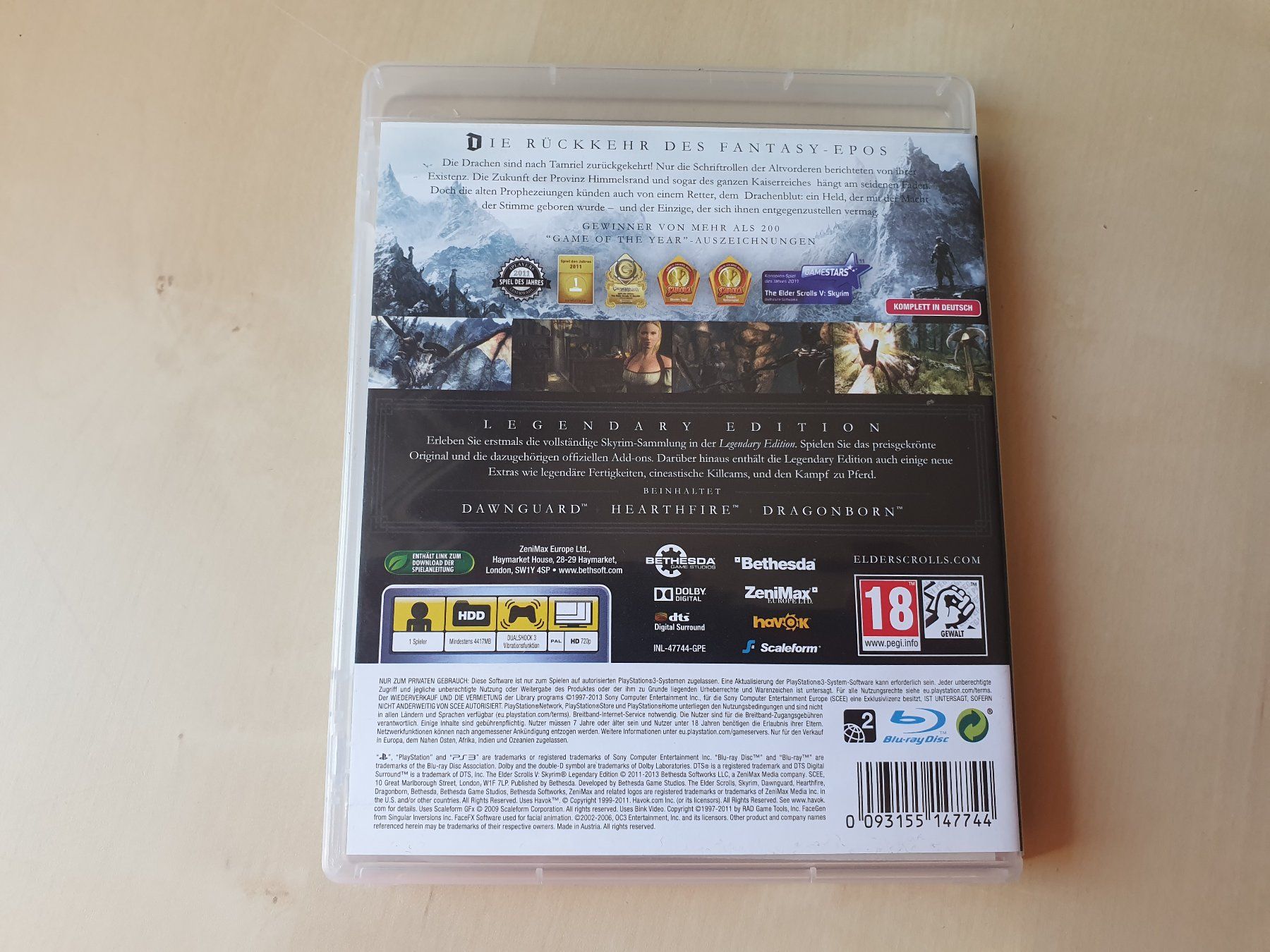 Sony Giochi: Elder Scrolls V Skyrim Legendary Edition – Usato da Stansstad venduto da collectorsshop 1