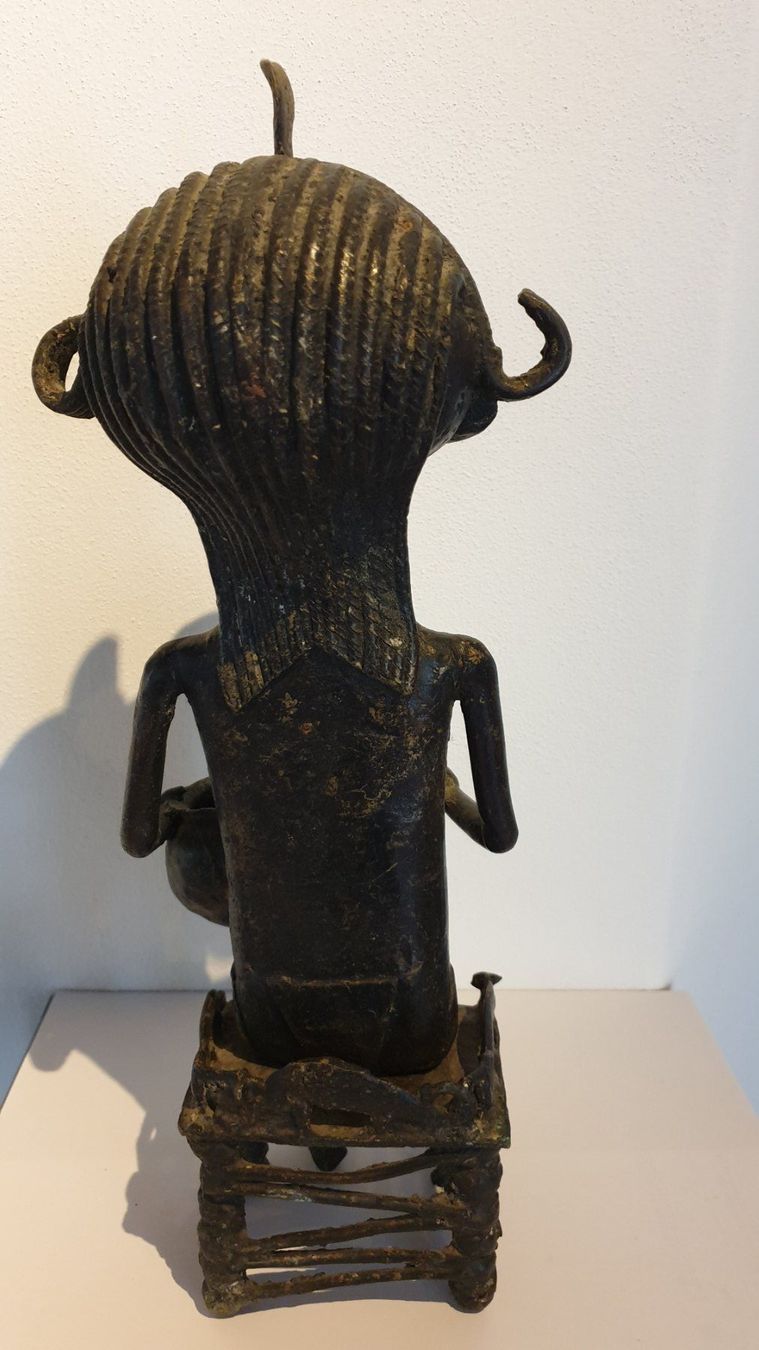 Skulpturen & Statuen: Königspaar. Benin. Nigeria. Bronze. – Gebraucht aus Goldach von armando_r 8