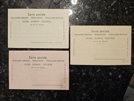 3 PK Berühmtheiten vor 1900 (selten !) für 5.--