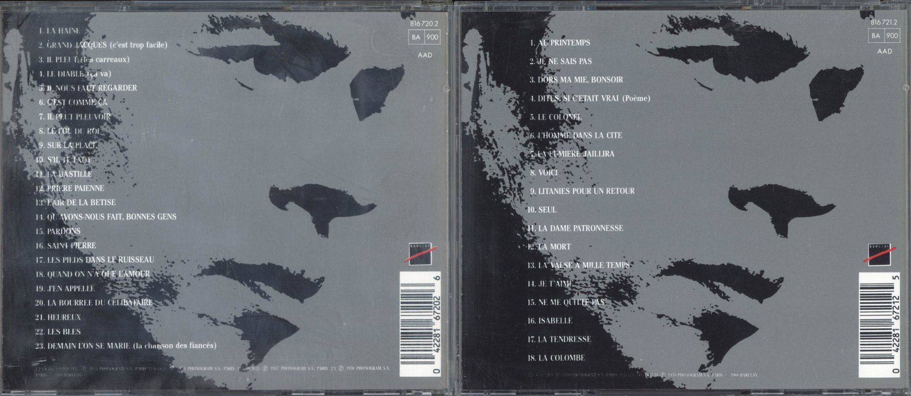 CD: BREL - Grand Jacques - 10 CDs - État correct – Usato da Lausanne venduto da Athanor 1