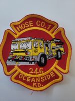 Stickerei Feuerwehr Oceanside FD 246 neu