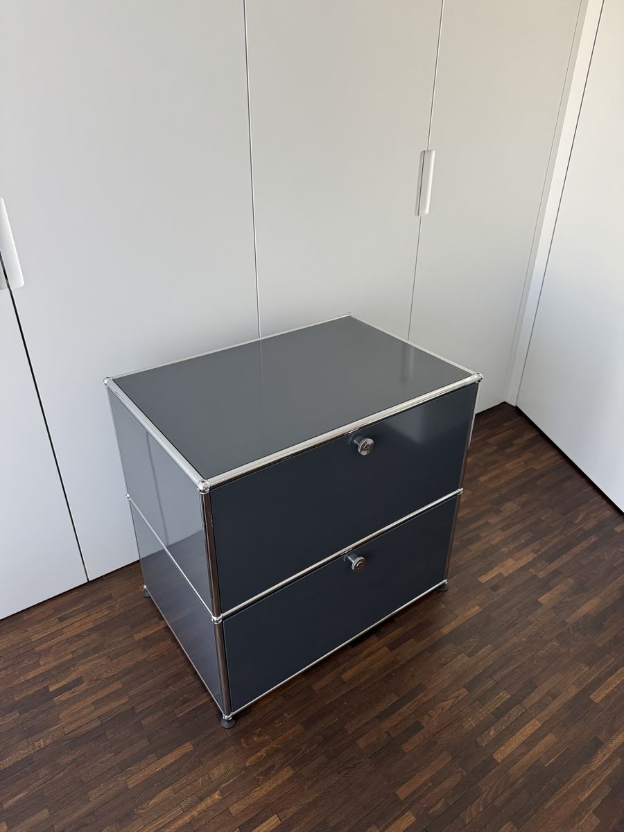 Cassettiere: USM Haller Regal Sideboard 1x2 Anthrazit – Nuovo (secondo la descrizione) da Hünenberg See venduto da GerryL 4