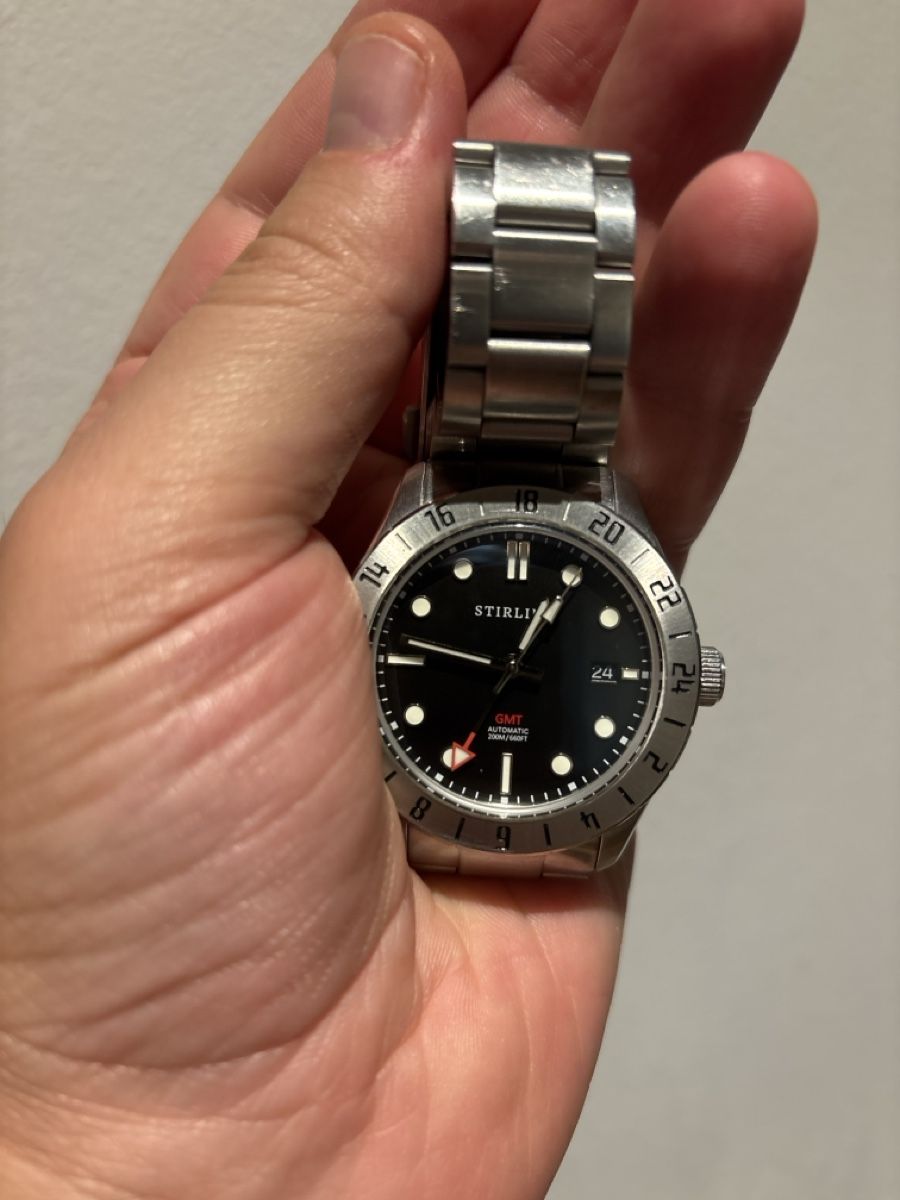 Orologi: Stirling GMT Automatic Watch Black Dial Used Condition – Usato da Reinach BL venduto da mah_h7pb 2