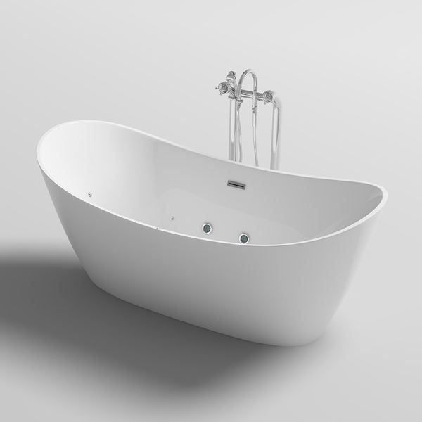 Vasche da bagno: 11823 - ARBON PLUS - Freistehende Badewanne Whirlpool – Nuovo e nell'imballaggio originale da Wallenwil venduto da toesstal-vertrieb 5