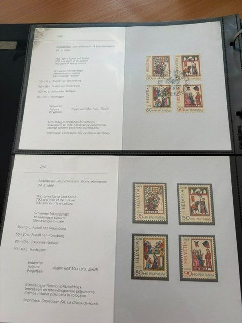 Tutti i francobolli: Suisse 1988 Collection complète – Nuovo (secondo la descrizione) da Palézieux venduto da Minou-Marc-Nico_Mimi 4