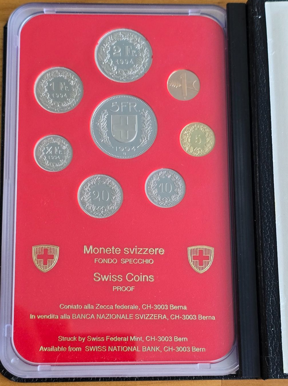 Tutti le monete: Kursmünzsatz 1994 PP polierte Platte – Nuovo (secondo la descrizione) da Winterthur venduto da Cruiser3