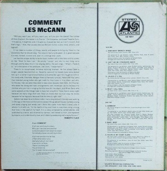 Schallplatten: Comment  und Music lets me be von Les McCann – Gebraucht aus Eglisau von bla_sv7q 1