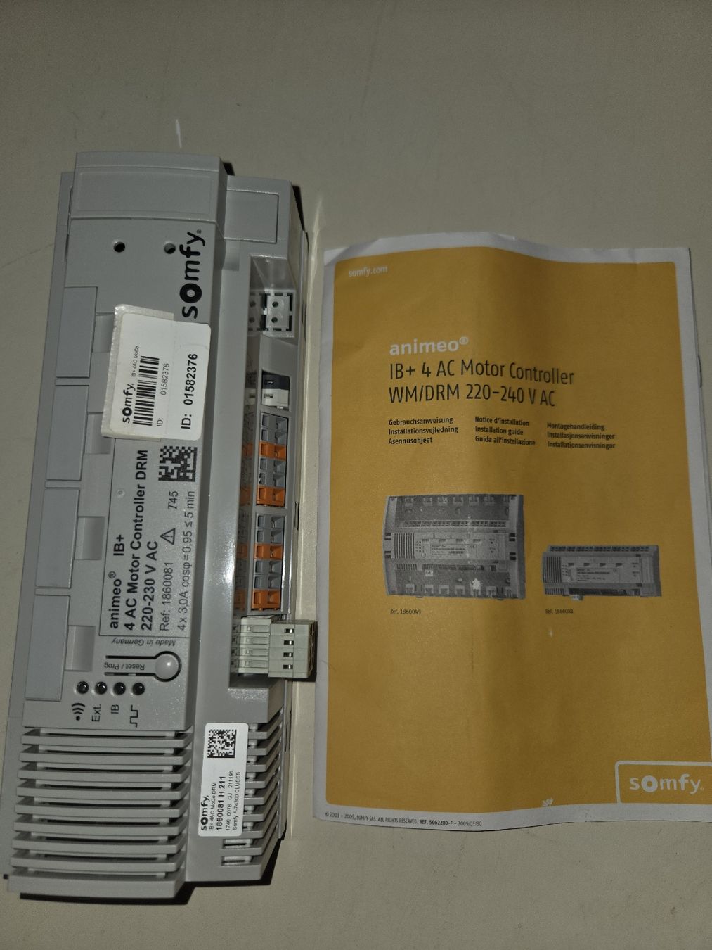 Somfy Tende da sole: Somfy Animeo Motor Controller  – Usato da Bazenheid venduto da Beltoni